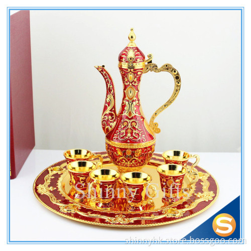 Rose Design Wine Set Home Decorative Wedding Ornament gold metal detector in dubai TXX
